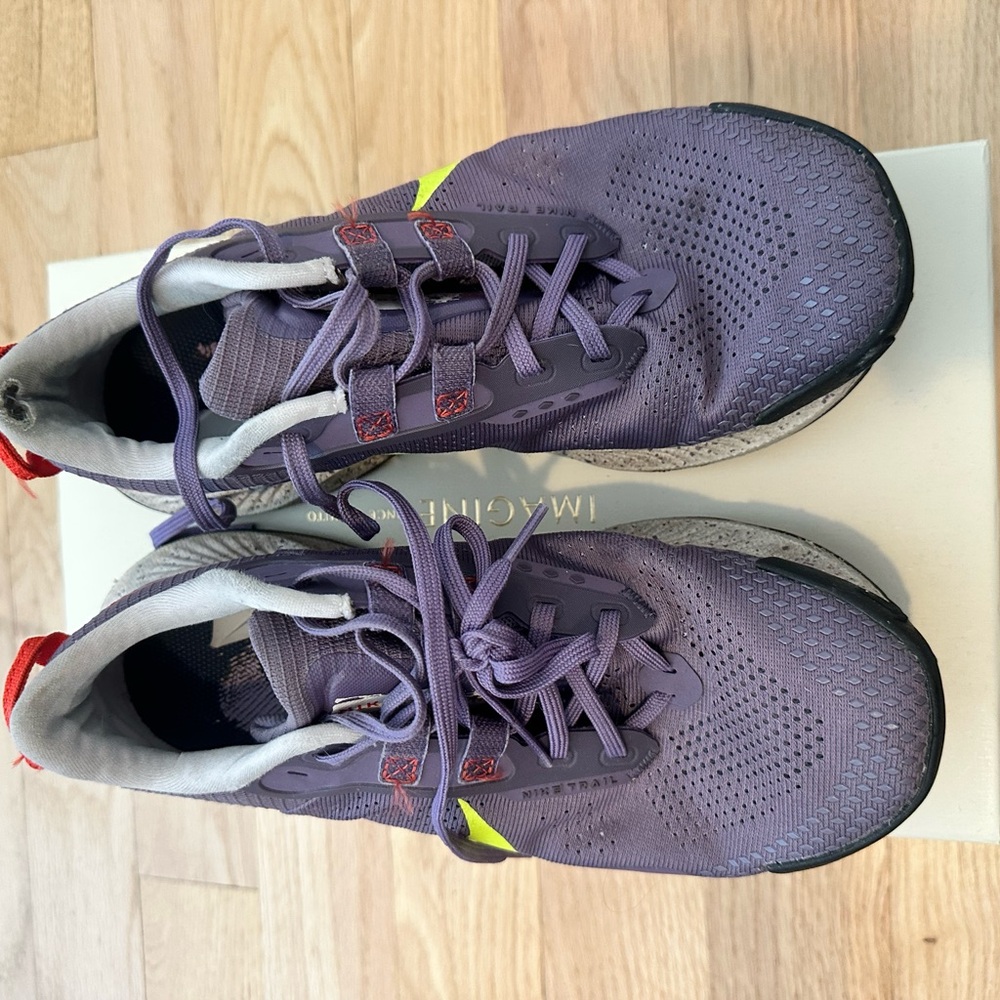 Nike Purple and Red Women's Sneakers